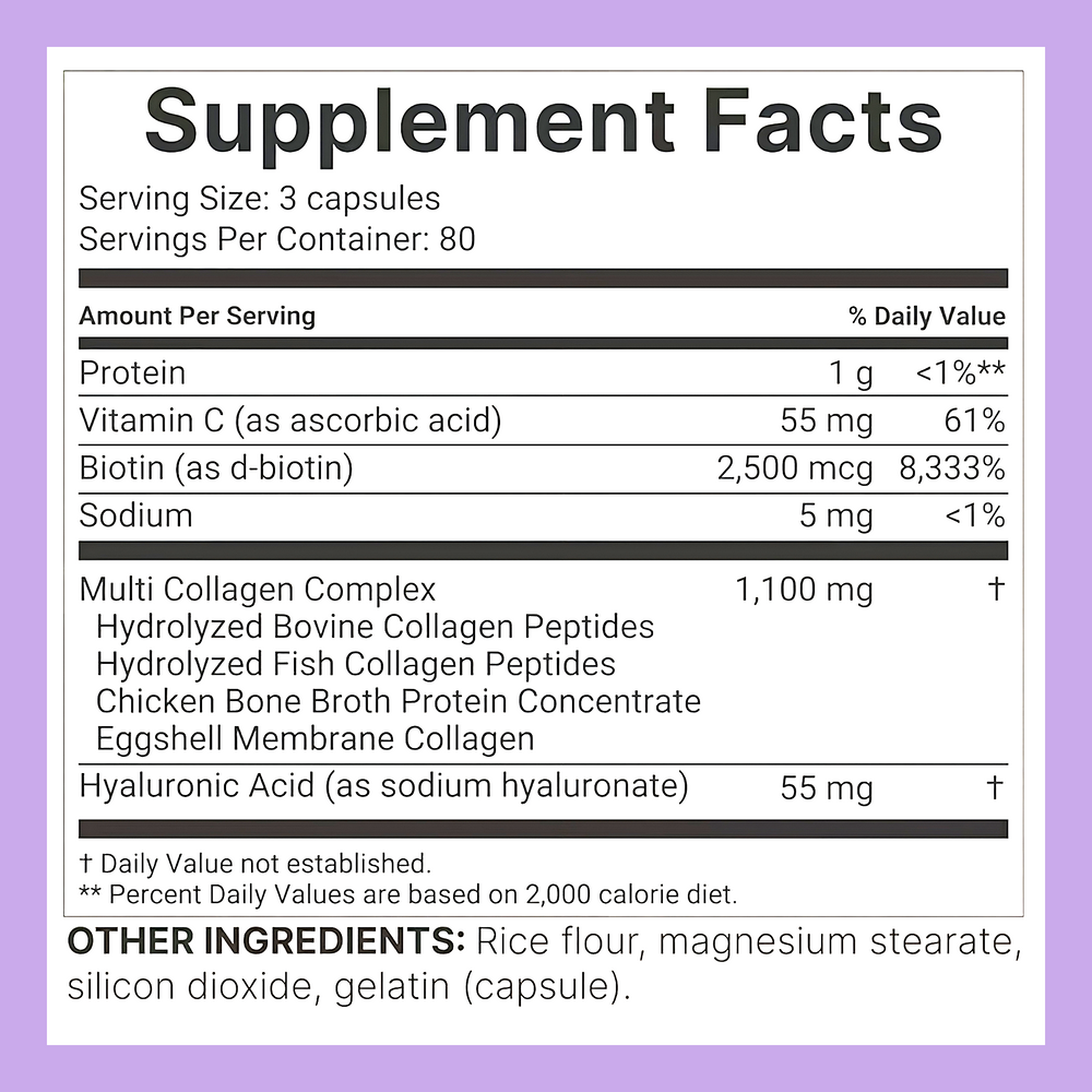 Multi Complex Collagen Capsules
